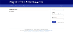 Desktop Screenshot of nightlifeinatlanta.com